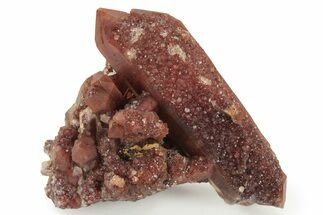 Natural, Red Quartz Crystal Cluster - Morocco #233459