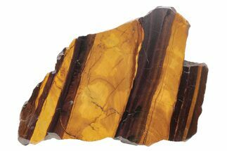 Polished Desert Sunset Banded Iron Slab - Western Australia #234794