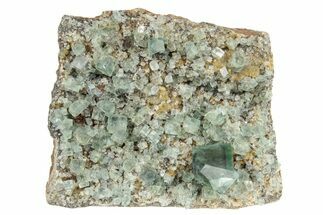Fluorescent Green Fluorite Cluster - Lady Annabella Mine, England #235368