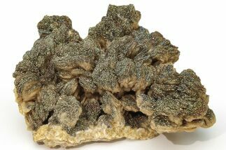 Pyrite Encrusted Barite Crystal Cluster - Lubin Mine, Poland #130506
