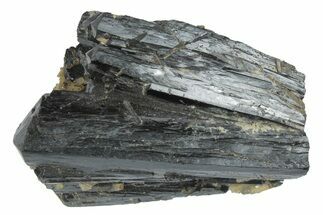 Black Ilvaite Crystals with Quartz - Inner Mongolia #173104
