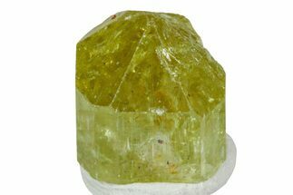 Gemmy, Yellow Apatite Crystal - Morocco #239146