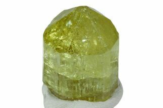 Gemmy, Yellow Apatite Crystal - Morocco #239163