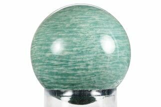 Chatoyant, Polished Amazonite Sphere - Madagascar #238434