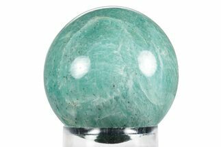 Chatoyant, Polished Amazonite Sphere - Madagascar #238436