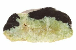 Polished Green Prehnite Section - Australia #239785