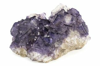 Purple Cubic Fluorite Crystal Cluster - Cave-In-Rock #240781