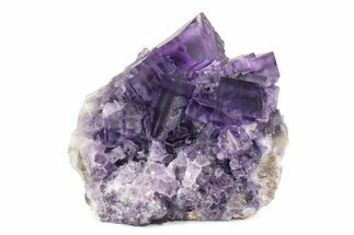 Purple Cubic Fluorite Crystal Cluster - Cave-In-Rock #240783