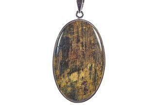 Blue Tiger's Eye Pendant (Necklace) - Sterling Silver #241277