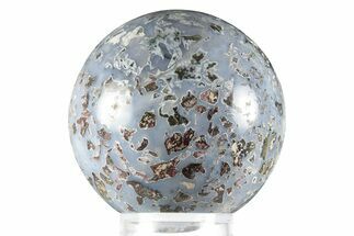 Polished Cosmic Jasper Sphere - Madagascar #241847