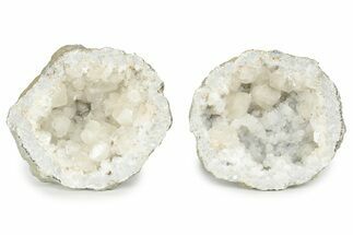 Keokuk Geode with Quartz and Calcite Crystals - Missouri #239029