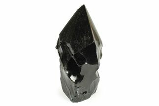 Free-Standing Polished Obsidian Point - Mexico #242441
