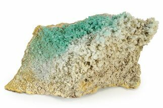 White and Teal Aragonite Formation - Pilhuatepec, Mexico #242663
