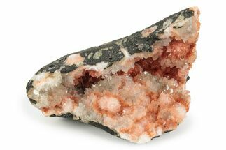 Red-Orange Heulandite Crystal Cluster - Maharashtra, India #243857
