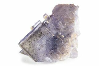 Purple Cubic Fluorite With Fluorescent Phantoms - Cave-In-Rock #244256