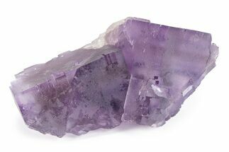 Purple Cubic Fluorite With Fluorescent Phantoms - Cave-In-Rock #244262