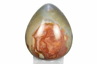 Polished Polychrome Jasper Egg - Madagascar #245696
