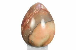 Polished Polychrome Jasper Egg - Madagascar #245707