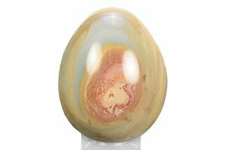 Polished Polychrome Jasper Egg - Madagascar #245714