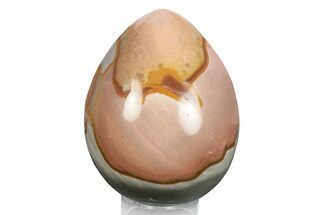 Polished Polychrome Jasper Egg - Madagascar #245720