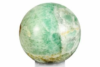 Polished Green Fluorite Sphere - Madagascar #246106