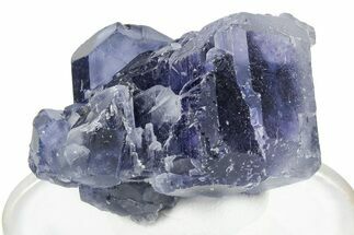 Purple Cube-Dodecahedron Fluorite Cluster - China #246512