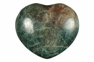 Bargain, Polished Blue Apatite Heart - Madagascar #246494