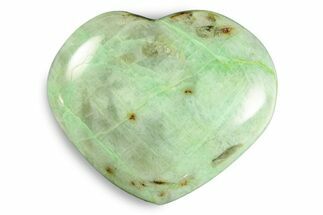 Polished Garnierite Heart - Madagascar #246688