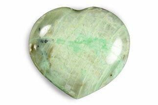 Polished Garnierite Heart - Madagascar #246717