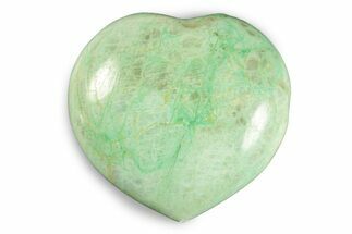 Polished Garnierite Heart - Madagascar #246720