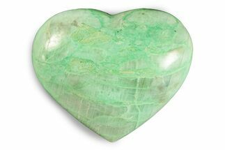 Polished Garnierite Heart - Madagascar #246721