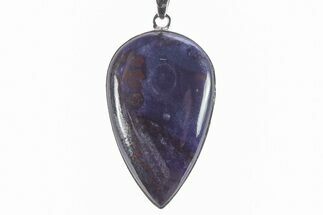 Purple Sugilite & Richterite Pendant - Sterling Silver #246758