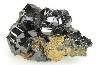 Gemmy Cassiterite Crystal Cluster - Viloco Mine, Bolivia #246677
