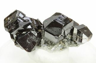 Gemmy Cassiterite Crystals on Quartz - Viloco Mine, Bolivia #246716