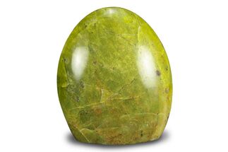 Polished, Free-Standing Green Pistachio Opal - Madagascar #247441