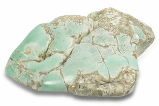 Polished Pastel Green Variscite Stone - Amatrice Hill, Utah #248389