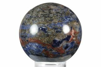 Deep Blue, Polished Sodalite Sphere #241716