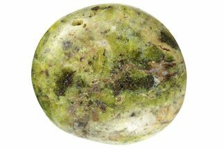 Polished Green Pistachio Opal Stone - Madagascar #249117