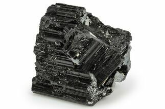 Black Tourmaline (Schorl) Crystal Cluster - Madagascar #248815