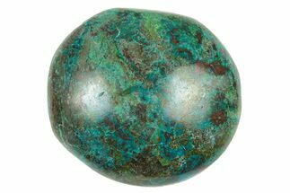 Polished Chrysocolla and Malachite Stone - Peru #250344