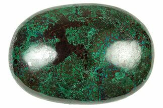 Polished Chrysocolla and Malachite Stone - Peru #250360