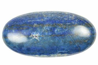 Polished Lapis Lazuli Palm Stone - Pakistan #250651