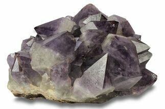 Deep Purple Amethyst Crystal Cluster With Huge Crystals #250745