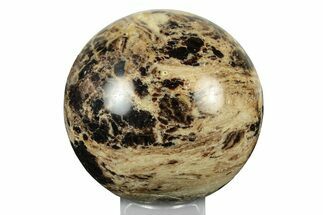 Polished Black Opal Sphere - Madagascar #250797