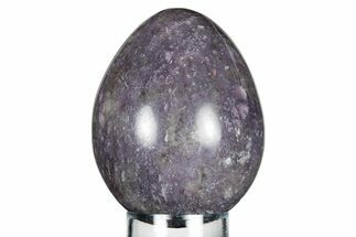 Polished Purple Lepidolite Egg - Madagascar #250846