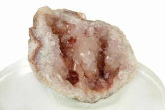 Sparkly Pink Amethyst Geode Section - Argentina #250603