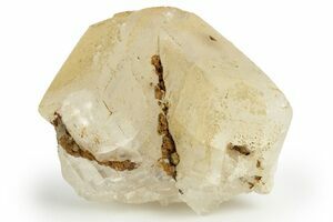 6.3 Fluorescent Calcite Crystals on Clear Quartz - Peru (#213585