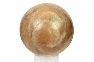 Polished Peach Moonstone Sphere - Madagascar #252026