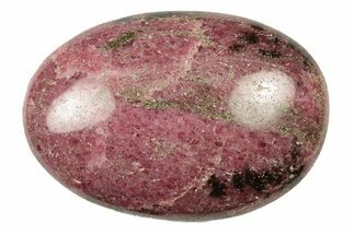 Polished Rhodonite Palm Stone - Madagascar #252222