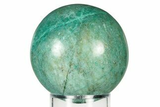 Polished Malachite & Chrysocolla Sphere - Peru #252664